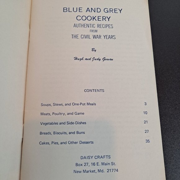 Civil War Recipes & Simple New England Cookery Books - Picture 9 of 11